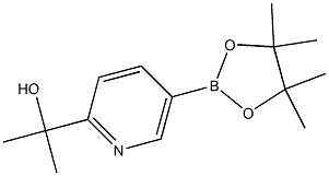 2-[5-(Tetramethyl-1,3,2-dioxaborolan-2-yl)pyridin-2-yl]propan-2-ol Struktur