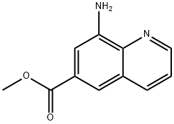 methyl 8-aminoquinoline-6-carboxylate Struktur