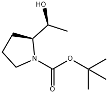 (2S)-2-[(1S)-1-羥乙基]吡咯烷-1-羧酸叔丁酯, 1307800-86-7, 結(jié)構(gòu)式