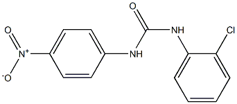 3-(2-chlorophenyl)-1-(4-nitrophenyl)urea Struktur