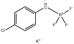 potassium [(4-chlorophenyl)methyl]trifluoroboranuide Struktur