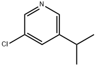 3-CHLORO-5-(PROPAN-2-YL)PYRIDINE Struktur