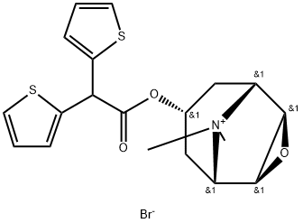 3-Oxa-9-azoniatricyclo[3.3.1.02,4]nonane, 7-[(2,2-di-2-thienylacetyl)oxy]-9,9-dimethyl-, bromide (1:1), (1α,2β,4β,5α,7β)-