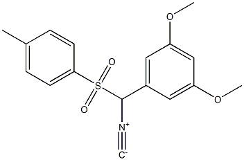 1-(isocyano(p-toluenesulfonyl)methyl)-3,5-dimethoxybenzene Struktur