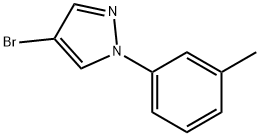 4-Bromo-1-(3-tolyl)pyrazole Struktur