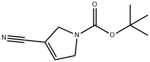 TERT-BUTYL 3-CYANO-2,5-DIHYDROPYRROLE-1-CARBOXYLATE Struktur