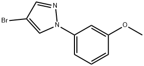 4-Bromo-1-(3-methoxyphenyl)pyrazole Struktur