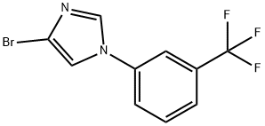 4-Bromo-1-(3-trifluoromethylphenyl)-1H-imidazole Struktur