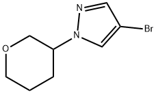 4-Bromo-1-(3-tetrahydropyranyl)pyrazole Struktur