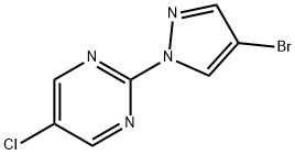 1-(5-Chloro-2-pyrimidyl)-4-bromopyrazole Struktur