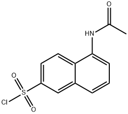 2-Naphthalenesulfonyl chloride, 5-(acetylamino)- Struktur