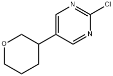 2-Chloro-5-(3-tetrahydropyranyl)pyrimidine Struktur