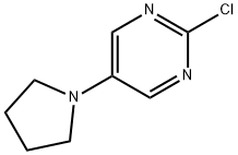 2-Chloro-5-(pyrrolidino)pyrimidine Struktur