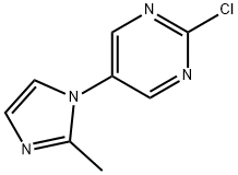 2-Chloro-5-(2-methylimidazol-1-yl)pyrimidine Struktur