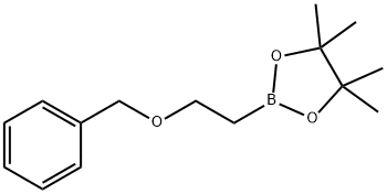 1,3,2-Dioxaborolane, 4,4,5,5-tetramethyl-2-[2-(phenylmethoxy)ethyl]- Struktur