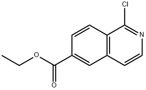 methyl 1-chloroisoquinoline-6-carboxylate Struktur