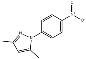 1H-Pyrazole,3,5-dimethyl-1-(4-nitrophenyl)- Struktur