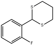 2-(2-fluorophenyl)-1,3-dithiane Struktur