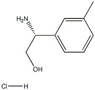 (2R)-2-AMINO-2-(3-METHYLPHENYL)ETHAN-1-OL HCL Struktur