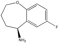 (S)-7-Fluoro-2,3,4,5-tetrahydro-benzo[b]oxepin-5-ylamine Structure