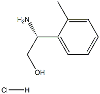 (2R)-2-AMINO-2-(2-METHYLPHENYL)ETHAN-1-OL HYDROCHLORIDE Struktur