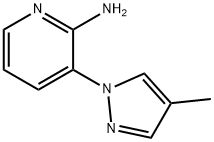 3-(4-METHYL-1H-PYRAZOL-1-YL)PYRIDIN-2-AMINE Struktur