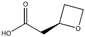 (R)-2-(oxetan-2-yl)acetic acid Struktur