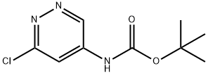 Carbamic acid, N-(6-chloro-4-pyridazinyl)-, 1,1-dimethylethyl ester Struktur