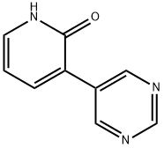 2-Hydroxy-3-(pyrimidin-5-yl)pyridine Struktur