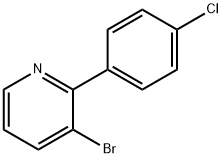 3-Bromo-2-(4-chlorophenyl)pyridine Struktur