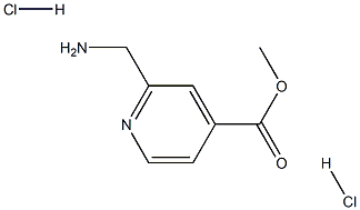 methyl 2-(aminomethyl)pyridine-4-carboxylate dihydrochloride Struktur