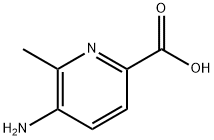 5-Amino-6-methyl-pyridine-2-carboxylic acid Struktur