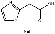 sodium 2-(1,3-thiazol-2-yl)acetate Struktur