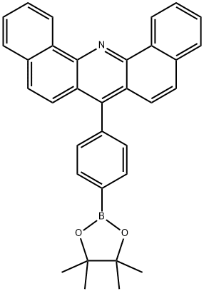 Dibenz[c,h]acridine, 7-[4-(4,4,5,5-tetramethyl-1,3,2-dioxaborolan-2-yl)phenyl]- Struktur