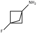 3-fluorobicyclo[1.1.1]pentan-1-amine Struktur