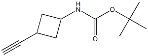 tert-butyl N-[(1s,3s)-3-ethynylcyclobutyl]carbamate Struktur