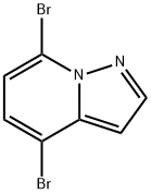 4,7-DIBROMOPYRAZOLO[1,5-A]PYRIDINE Struktur