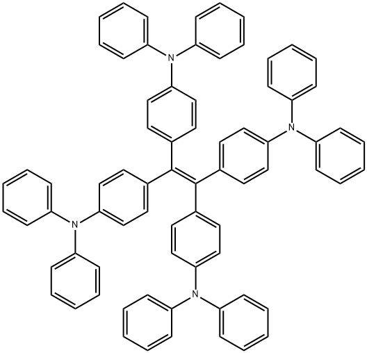 4,4',4'',4'''-(ethene-1,1,2,2-tetrayl)tetrakis(N,N-diphenylaniline) Struktur