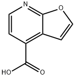 furo[2,3-b]pyridine-4-carboxylic acid Struktur