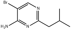 4-Amino-5-bromo-2-(iso-butyl)pyrimidine Struktur