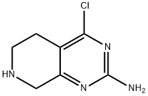 4-chloro-5H,6H,7H,8H-pyrido[3,4-d]pyrimidin-2-amine Struktur