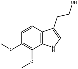 2-(6,7-dimethoxy-1H-indol-3-yl)ethan-1-ol Struktur