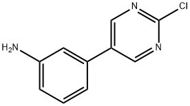 2-CHLORO-5-(3-AMINOPHENYL)PYRIMIDINE Struktur