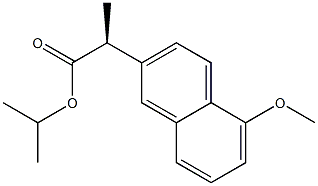 Naproxen Isopropyl ester Struktur