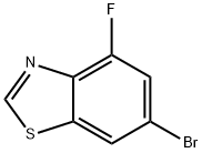 6-bromo-4-fluoro-1,3-benzothiazole Structure