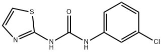 N-(3-chlorophenyl)-N'-(1,3-thiazol-2-yl)urea Struktur