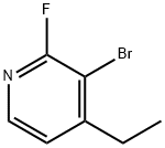 2-Fluoro-3-bromo-4-ethylpyridine Struktur