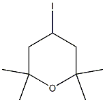 4-iodo-2,2,6,6-tetramethyltetrahydro-2H-pyran Struktur