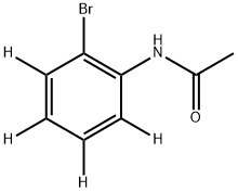 N-(2-bromophenyl-3,4,5,6-d4)acetamide Struktur