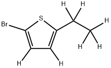 2-Bromo-5-ethylthiophene-d7 Struktur